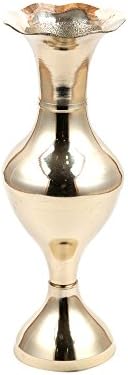 Aatm Brass Figurine Vase Statue Best for Home & Office Decoration & Gift Purpose Handicraft (9.2 Inch)