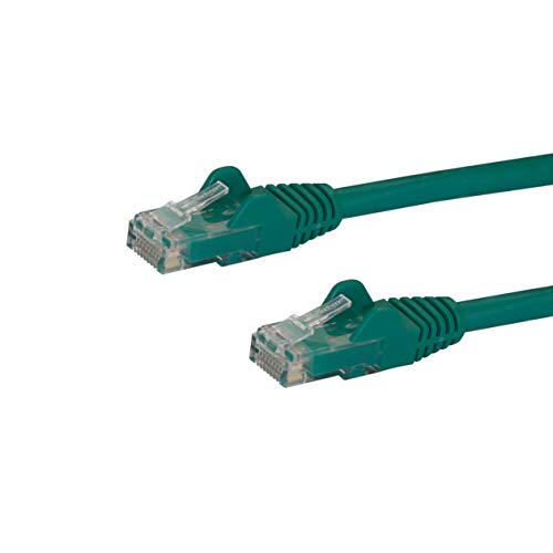 Startech.Com Cavo di Rete Cat 6, Cavo Patch Ethernet Rj45 UTP Verde da 1 M Antigroviglio, Cavo Gigabit Categoria 6