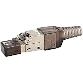 POWERMASTER PENSESİZ KOLAY BAĞLANTILI METAL CAT6 STP JACK KONNEKT&Ouml;R