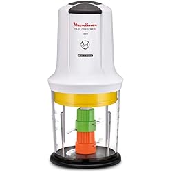 Moulinex hachoir Multimoulinette - 6 en 1, puissance 500 W, couleur blanc