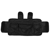 Liineparalle Walking Aids Storage Bag Oxford Cloth Waterproof Walker Bag with Multiple Pouches for Carrying Loose Items