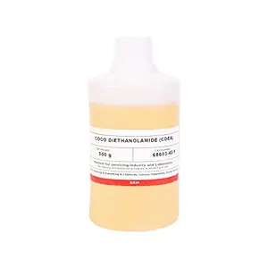 BRM Chemicals Coco Di Ethanol Amide CDEA For Soap Making, Shampoo Making, DIY Cosmetics For Hair, Skin, Personal Care - Viscous - 500 Grams