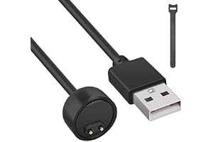 AXFEE Laddare kompatibel med Xiaomi Mi Band 5/Mi Band 6/Mi Band 7, bandförstärkare, med USB-kabel 47 cm