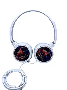 PLUSPOINT Kids Headphone with Different Themes | Funny Cute Cartoon Models for Boys with Wire | high Sound Quality | No harm to Kids Ears