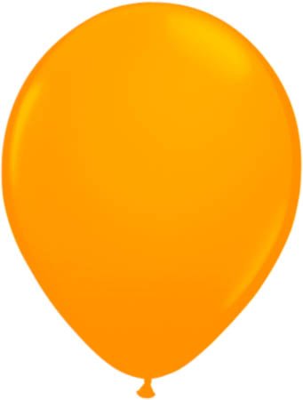 100 Luftballons orange Partyballons 28 cm Ø