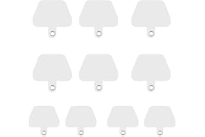 SSRDFU Patch pour Cordon de Téléphone Portable - 10 pcs Languette d'attache de Sangle téléphone Transparente et Multifonctionnelle pour la Plupart des Smartphones, sans Adhésif