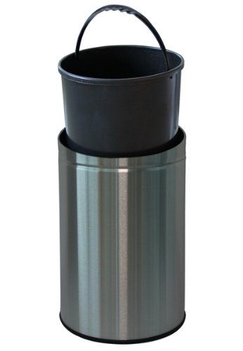 Echtwerk ES-AE-0270 Infrarot-Sensor Abfalleimer 30 L aus Edelstahl - 4