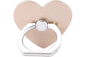 MuStone Soporte para anillo de teléfono móvil, soporte para anillo de teléfono celular, soporte de anillo de teléfono en forma de corazón