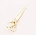 Cuhair(tm) 4pcs (2pc gold 2pc silver) Vintage scissors Design Punk Women Girl Hair Clip Pin Claw Barrettes Accessories