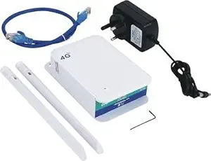 Hanutech 4G Wifi Router (Not Speed Booster) | 4G Sim Router For All 4G/3G/2G Networks Sim Based Wifi Router | Sim Slot Unlocked No Configuration Required Removable Wi-Fi Antennas 5dbi (Calls & BSNL Not Supported)