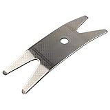 Guarda esta pequeña llave de acero inoxidable en tu funda de guitarra, herramienta diseñada para ajustes rápidos de piezas de instrumentos de música.