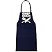 Produktbild Shirtracer Küche - Chefkoch Messer - 80 cm x 73 cm (H x B) - Navy Blau - X967 - Kochschürze mit Tasche