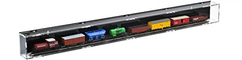 SORA OO / HO-Gauge Model Railway 99cm Single Compartment Case - black back-panel