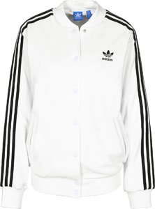 adidas Damen 3s Bomber Sweatshirt, Schwarz - 4
