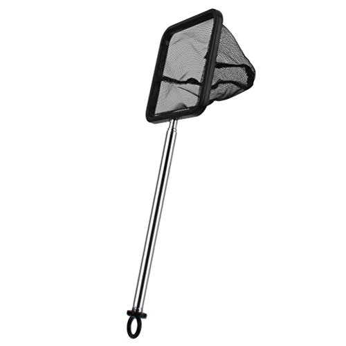 VORCOOL Kescher Aquarium Einziehbare Net(Schwarz) - 6