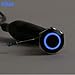 Produktbild Blau New Praktisch Schwarz Wasserdicht 12 V 4 Pin 12mm Led Licht Metall Aluminium Taster Momentschalter Auto Elektronik
