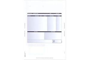 OfficeGear Sage Paylsips SGE060 Press and Seal with Address Window No Envelope Required - 500 Sheets 1 Payslip Per A4 - Compatible with Sage 068032 068033 SE100 and RS34 payslips - No Template Needed