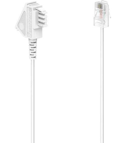 Cavo DSL IP VDSL ADSL Bianco 20 M FritzBox EasyBox Speedport TAE RJ45 - Foto 4