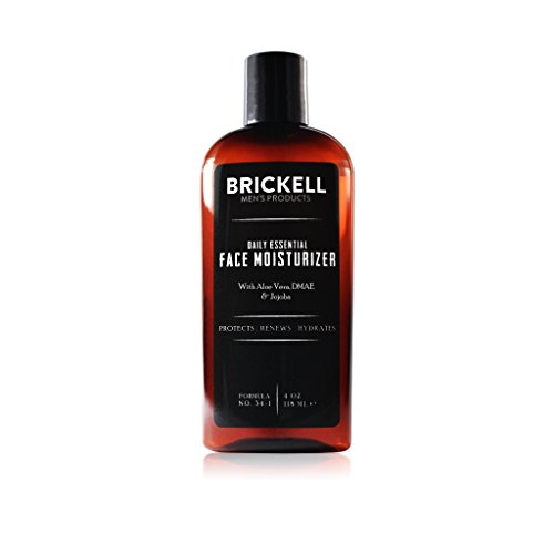 Brickell Men's Products Crema Idratante Viso Quotidiana per Uomo - Lozione Viso Naturale ed Organica - 4 once