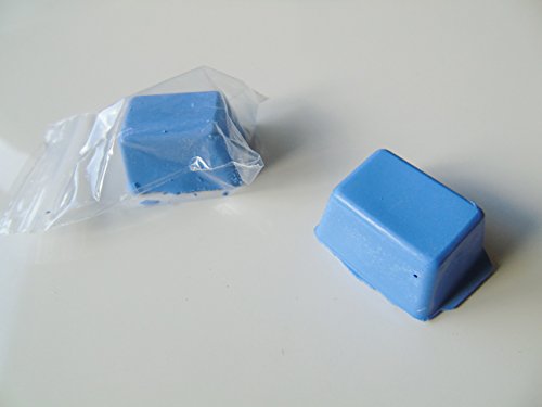 JEWELLERS Buffing Rouge Polishing Compound precious metal polishing , BROWN, GREEN, BLUE, WHITE, RED (Blue)