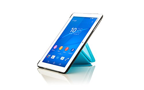 Forefront Cases® Neue Origami Leder Hülle / Tasche / Case / Cover für Sony Xperia Z4 Tablet-PC (25,6 cm 10,1 zoll) SGP771 (Juni 2015) – Rundum-Geräteschutz und intelligente Auto-Sleep-Wake-Funktion mit 3-JAHRES-GARANTIE VON FOREFRONT CASES – inkl. Eingabestift und Displayschutz - 3