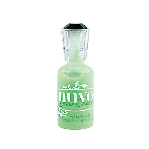 Nuvo by Tonic Studios 748n Glow Drops - Pomme Aider, 3D Colle, Vert, 9 x 3 x 3 cm