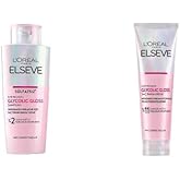 L'OR&Eacute;AL PARIS Seti | Elseve Glycolic Gloss M&uuml;kemmel Parlaklık i&ccedil;in Bakım Yapan Şampuan 200 ml x1 + Elseve Glycolic Gloss M&uuml;ke