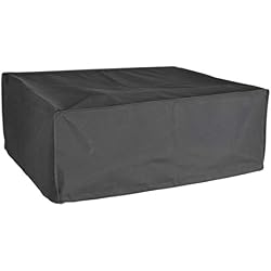 GREEN CLUB Housse De Protection pour plancha à Poser Haute Qualité Polyester L 75 x l 60 x h 25 cm Couleur Anthracite