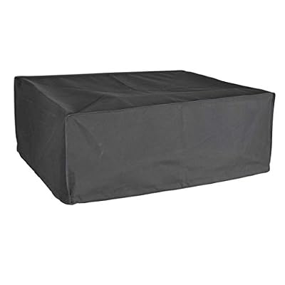 GREEN CLUB Housse De Protection pour plancha à poser Haute Qualité polyester L 75 x l 60 x h 25 cm couleur anthracite