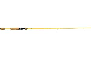 Eagle Claw Featherlight Spinning Rod med ultralätt kraft, 2 stycken (gul, 9 fot)