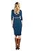 My Tummy Maternity & Nursing Pencil Dress Carla Teal Green S (Small, Teal)
