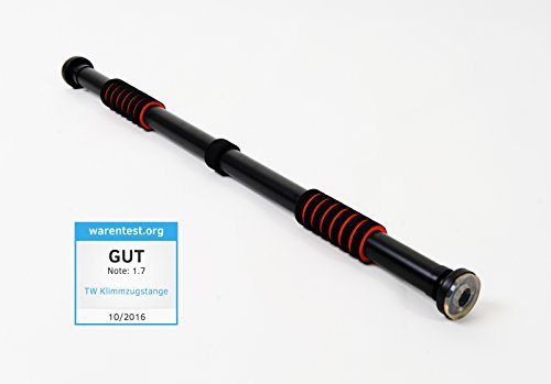 Türreck Klimmzugstange mit Handpolster, transparente Seitengummis, bis 300 kg, inkl. Tranings- und Montagevideo - 7