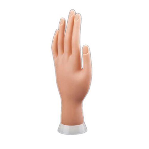 Bingo-UK Adjustable Nail Art Fake Hand for Training and Display