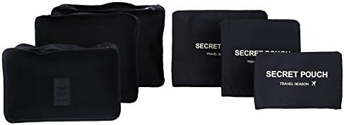 6PCS/Set Waterproof Clothes Storage Bags Packing Cube Travel Luggage Organizer Bag