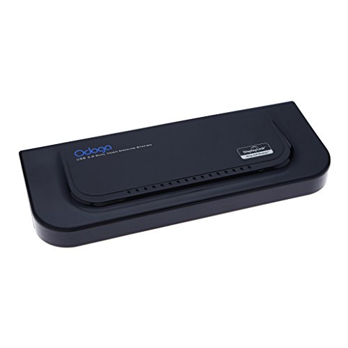 Odoga USB 3.0 Station d'accueil à double affichage avec support HDMI&DVI complet, 2 ports USB 3.0 & 4 ports USB 2.0, Ethernet Gigabit, prise audio - Compatible avec Windows 8, 7, Vista, XP et Mac OS