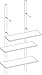 Changing shelf, white - suitable for our changing table tops
