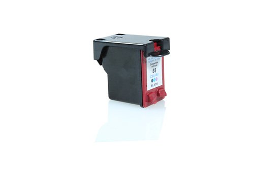 Inkadoo® Tinte passend für HP PSC 1350 V ersetzt HP 58 , NO58 , Nr 58 C6658AE – Premium Drucker-Patrone Kompatibel – Foto – 20,4 ml - 3