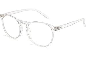 LNTICB Blue Light Filter Glasses Computer Glasses Gaming Safety Glasses TR90 Glasses Frame Blue Light Glasses UV Blue Blocked Super Light Reduction Eye Strain Fashion for Men and Women