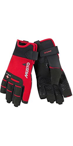 Musto Performance Short Finger Sailing Gloves - 2018 - True Red