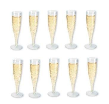 30 Stück Sektglas / Sektgläser aus Kunststoff Einweg