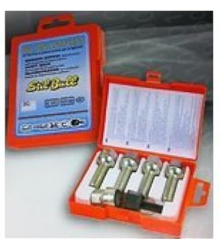 Bulloni Antifurto Per Ruote Auto Gruppo A1 - Compatibili Con Fiat 500, Alfa Mito, Giulietta E Altri Modelli