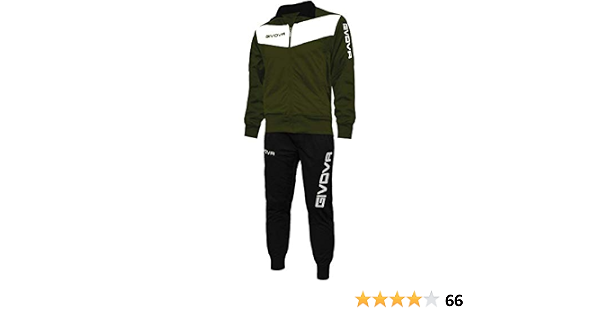Tuta VISA Triacetato VERDE MILITARE/NERO XL : Abbigliamento