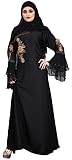 Fashion,Abaya,Burqa,Embroidery,Flowers Work,For Women,Girls,Islamic Wear,Multi Colors,Package Content Burqa::1 Scarf::1