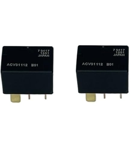 Relais De Puissance Automobile ACVN51212 12V 20A 4 Broches - Parfait Pour Phares, Embrayages Magnétiques, Radiateur Et Démarreur