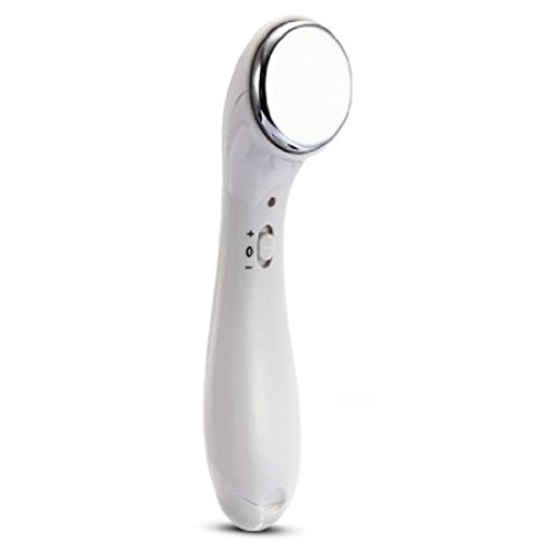 CareforYou® Portable Ultrasonic Iontophoresis Instrument Home Use Facial Moisturizer Massager Cleansing Moisturizer Cleanser Beauty Device Home Use (Gray)