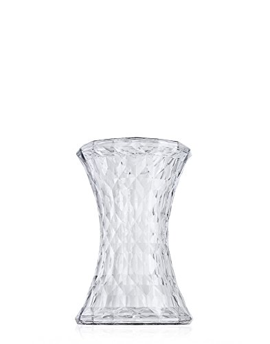Kartell Stone Taburete, Transparente (Crystal), 30x45x52 cm