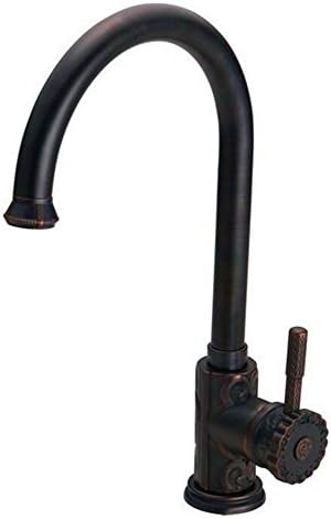 ZHUYANPENG-4512 Chinese style retro hot and cold faucet/kitchen pot faucet/European carved black faucet/all copper