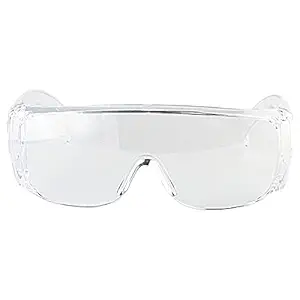 Layfuz Safety Glasses Polished Transparent Industrial Goggles Eye Protective Equipment Eyewear Protection High Impact, Vented Sides, for Construction, Laboratory, Chemistry Class