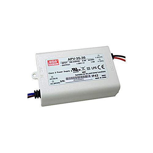 LED Fuente de alimentación 36W 12V 3A ; MeanWell, APV-35-12