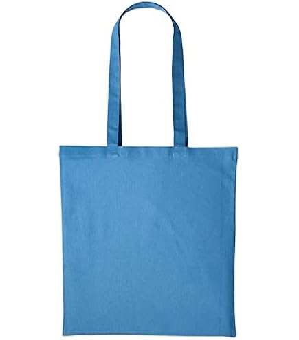 Grand Sac Fourre-tout Trader Joe's En Toile De Coton Brodé - Spacieux, Pliable, Bleu Marine